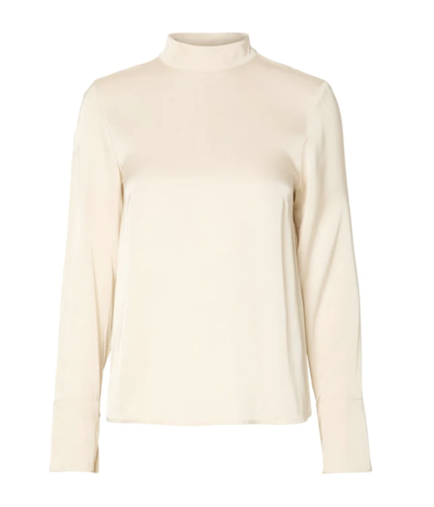 Ivy Satin Top - Birch  - Image 2