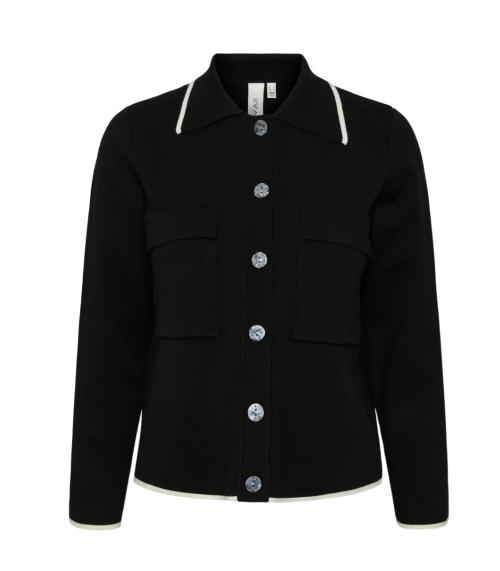 Costi Knit Cardigan - Black 