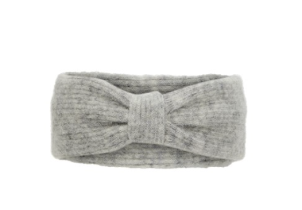 Maline Knit Headband - Light Grey Melange 