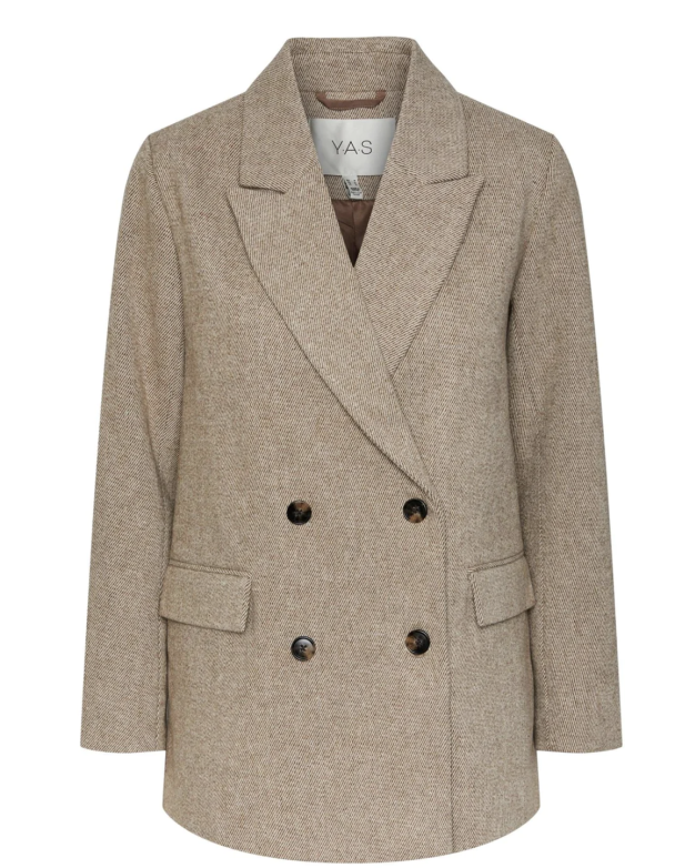 Summer Wool Mix Blazer - Toasted Coconut - Image 3