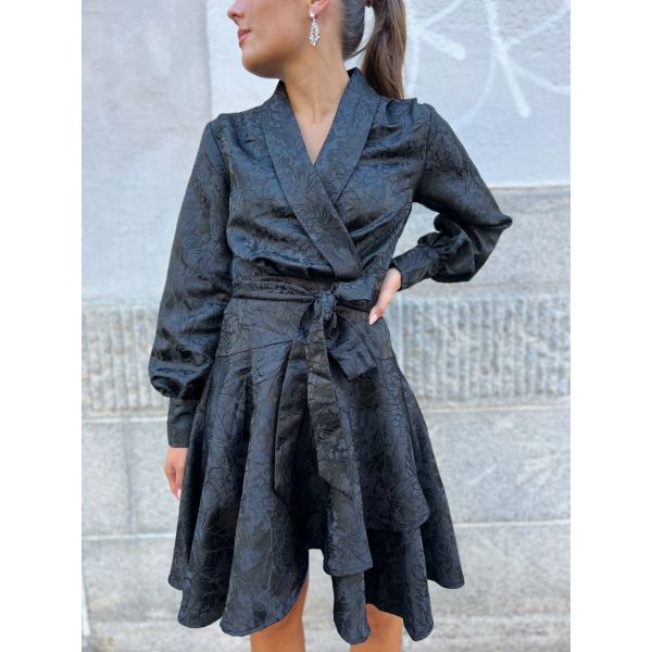 Iza Mini Dress - Black