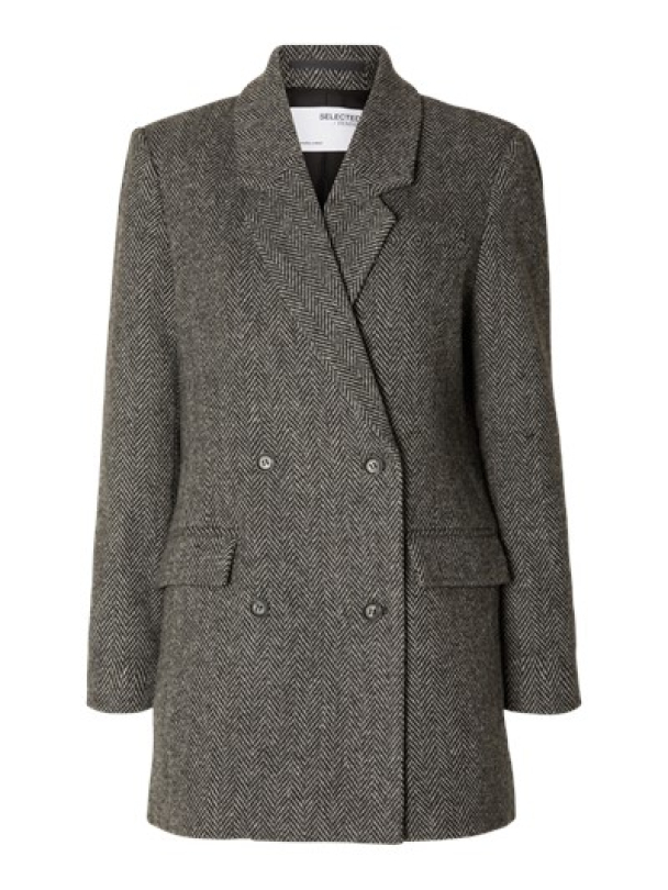 Hera Relaxed Blazer - Dark Grey