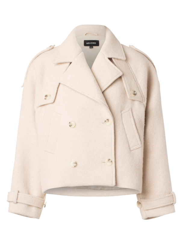 Hanni Wool Jacket - Creme - Image 2