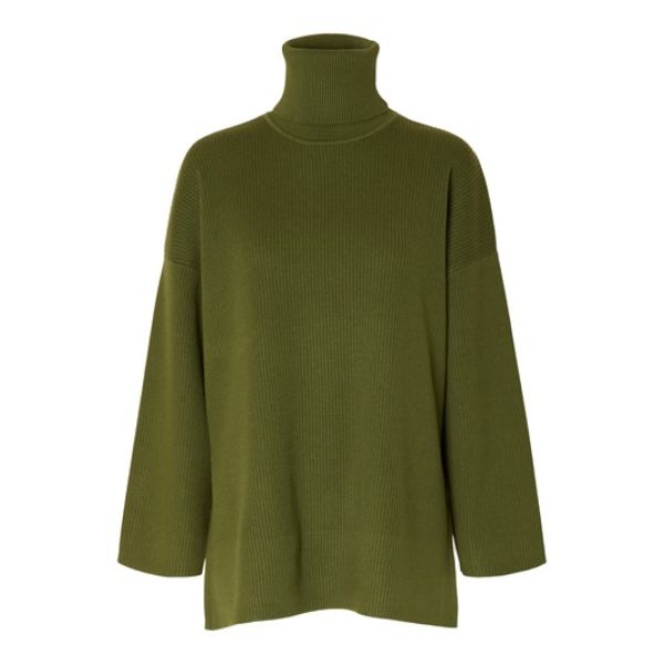 Karo Long Knit Rollneck