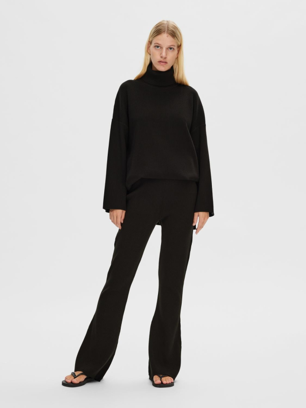 SELECTED FEMME Karo Flared Pants - Image 5