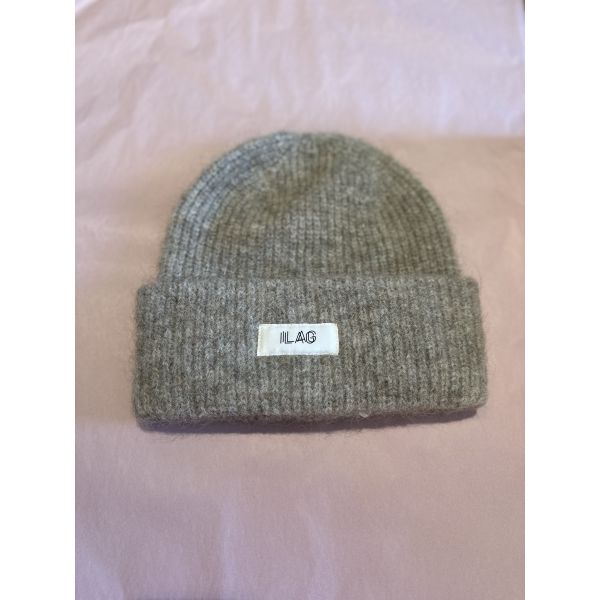 Runde Light Sand Beanie | Runde Light Sand Melange Beanie Lue fra ILAG