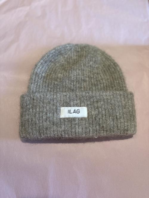 Runde Light Sand Beanie | Runde Light Sand Melange Beanie Lue fra ILAG