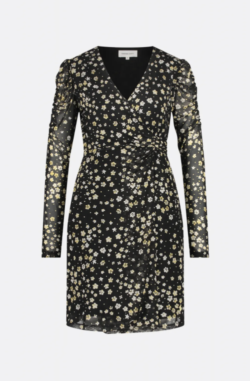 Flake Dress Black/Dijon Yellow  | Flake Dress Black/Dijon Yellow Jazz Club fra Fabienne Chapot