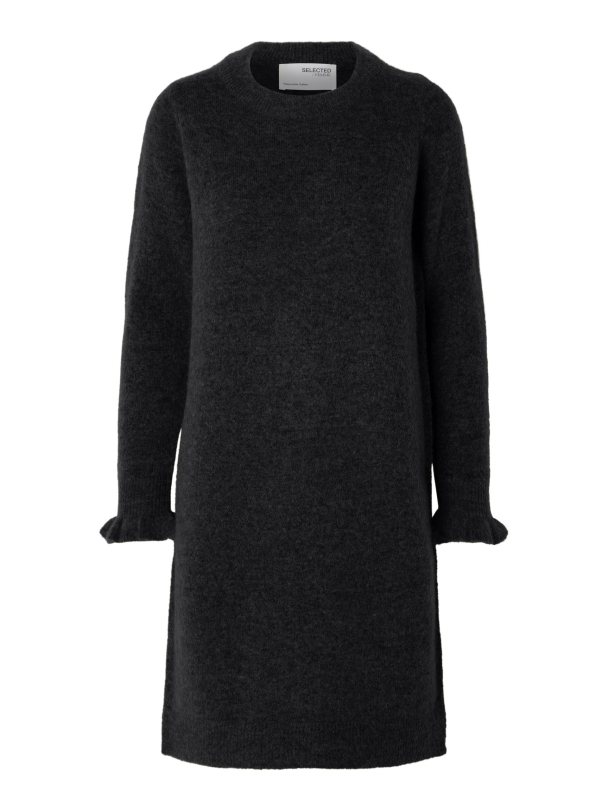 SELECTED FEMME Sia Ras Frill Dress - Image 3