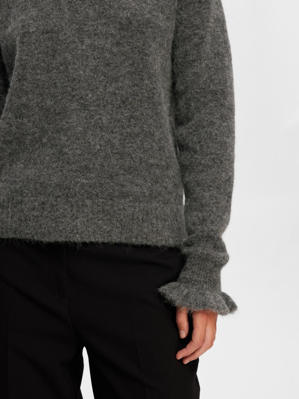 SELECTED FEMME Sia Ras Frill Knit - Image 4