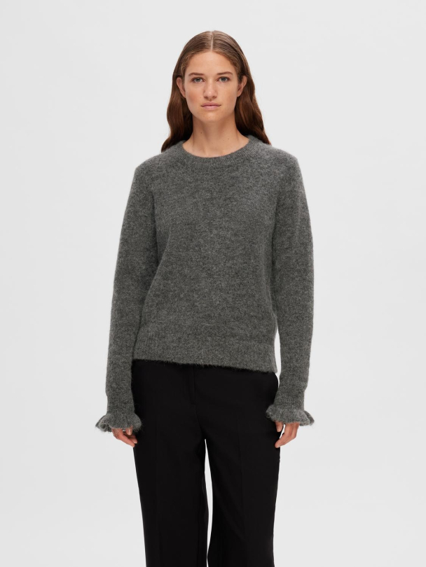 SELECTED FEMME Sia Ras Frill Knit - Image 1