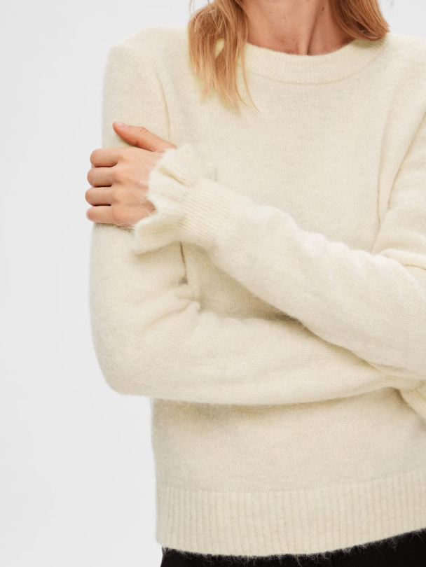 SELECTED FEMME Sia Ras Frill Knit - Image 1