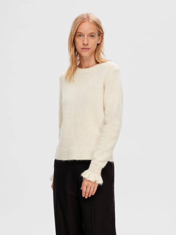 SELECTED FEMME Sia Ras Frill Knit - Image 5