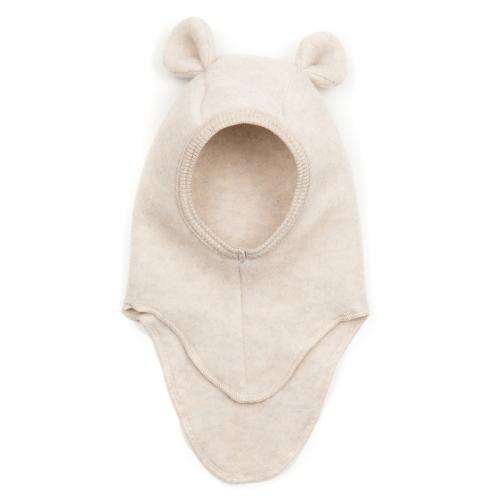 HUTTELIHUT - BALACLAVA TEDDY WOOL FLEECE CAMEL