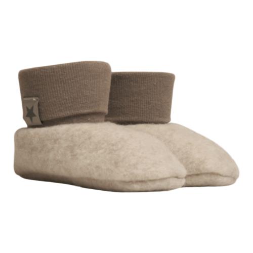 HUTTELIHUT - POOHF FOOTIES WOOL SAND