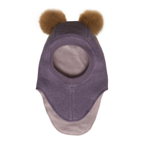 HUTTELIHUT - BIG BEAR BALACLAVA WOOL PURPLE SAGE