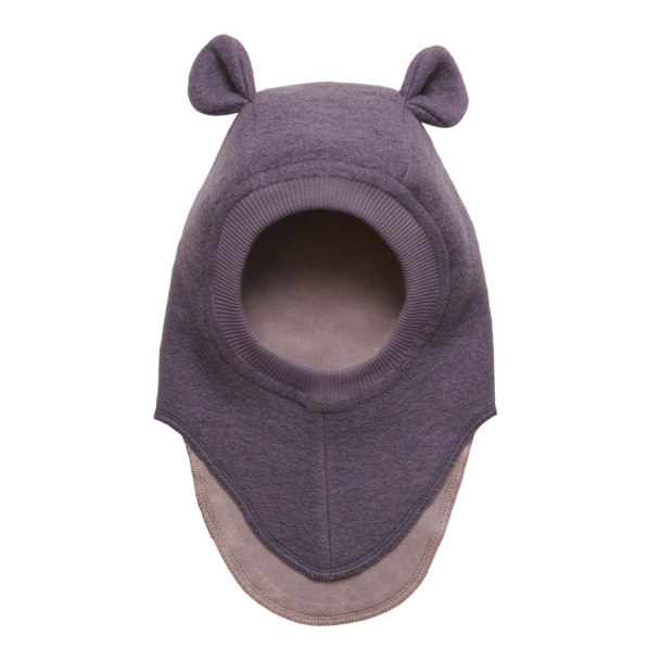 Balaclava Ears Wool - Purple Sage