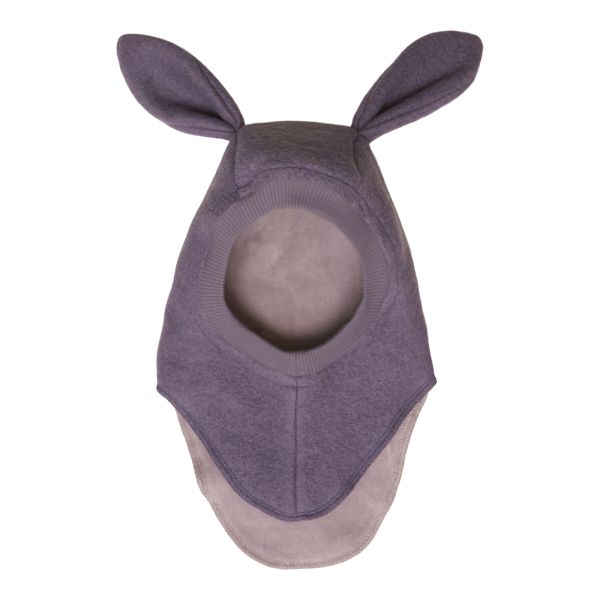 HUTTELIHUT - BALACLAVA BUNNY WOOL PURPLE SAGE