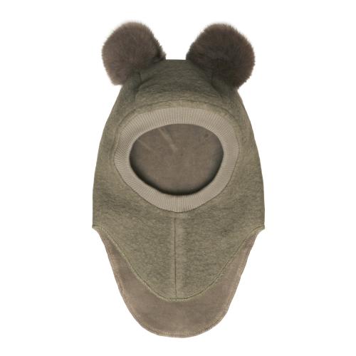HUTTEliHUT | Big Bear Balaclava Wool - Green Olive