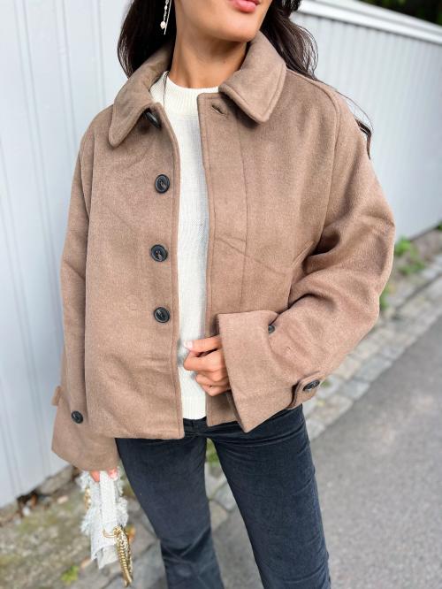 Gia Wool Jacket - Brown
