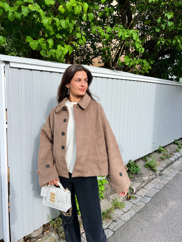 Gia Wool Jacket - Brown - Image 6