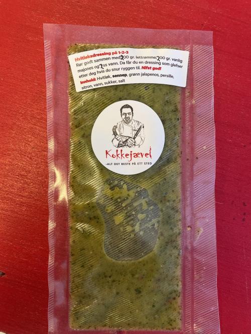 Hvitløksdressing på 1-2-3 
