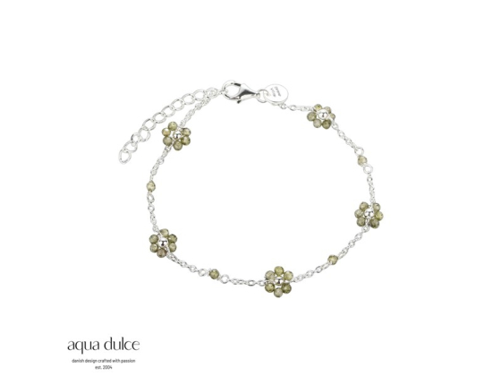 Armbånd - Daisy Olive (Sølv)
