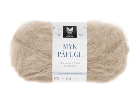 Myk Påfugl Beige