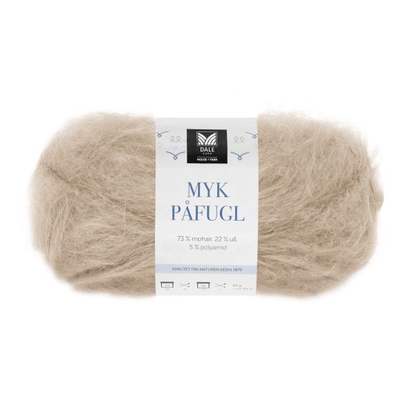 Myk Påfugl Beige