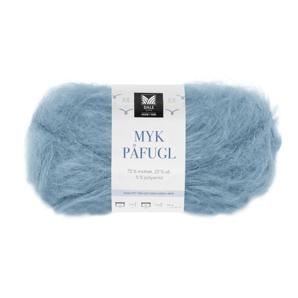 Myk Påfugl Lys Denim