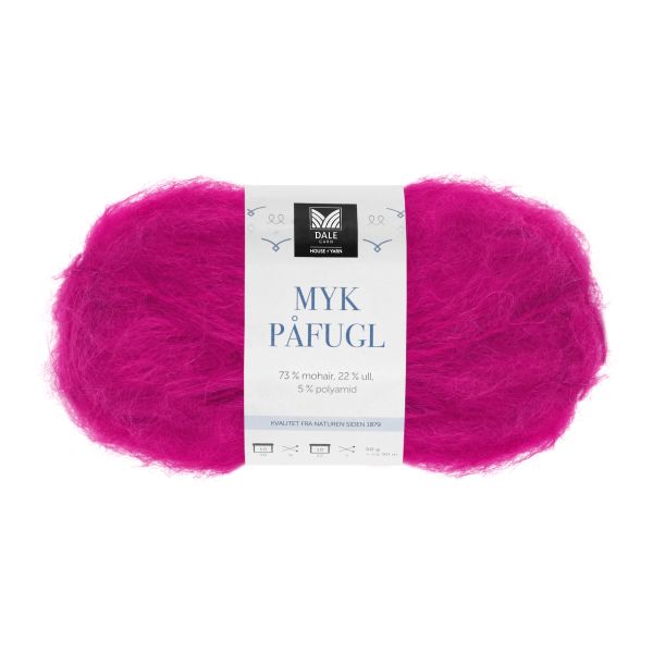 Myk Påfugl Pink