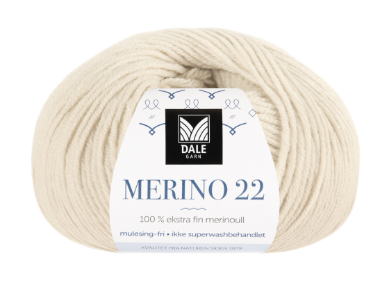 Merino 22 Lys beige melert