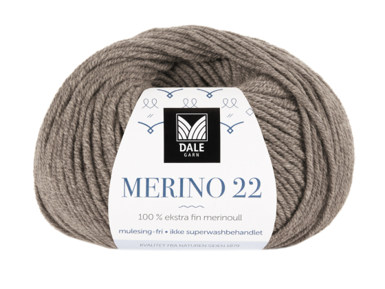 Merino 22 Lys brun melert