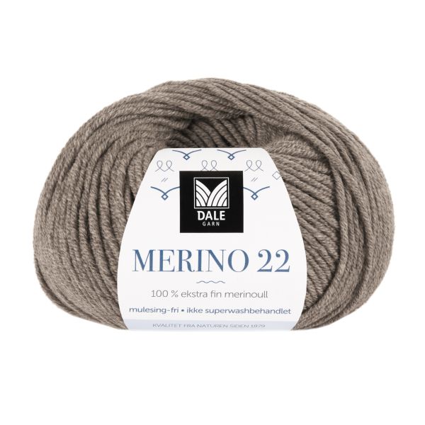 Merino 22 Lys brun melert