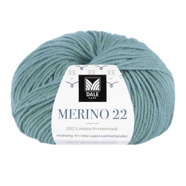 Merino 22 Aquagrønn