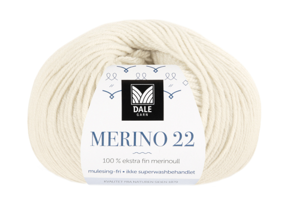 Merino 22 Naturhvit