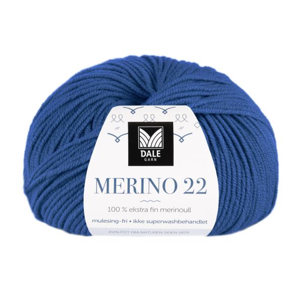 Merino 22 Klar blå