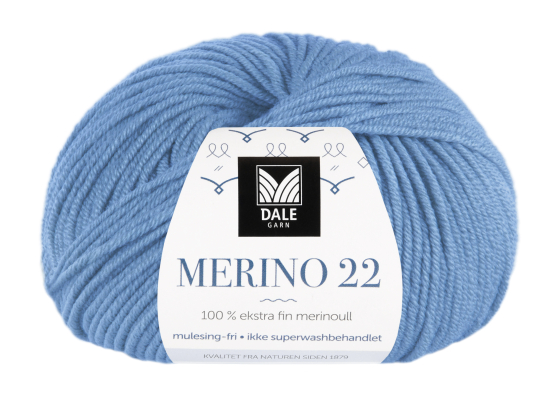 Merino 22 Isblå