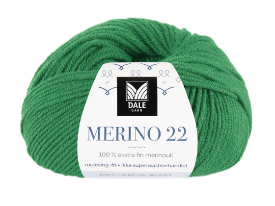 Merino 22 Skarp grønn