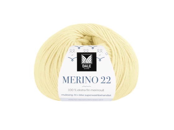 Merino 22 Lys gul