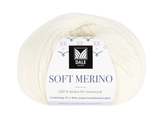 Soft Merino Hvit