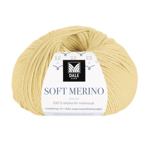Soft Merino Lys gul