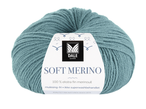 Soft Merino Aquagrønn