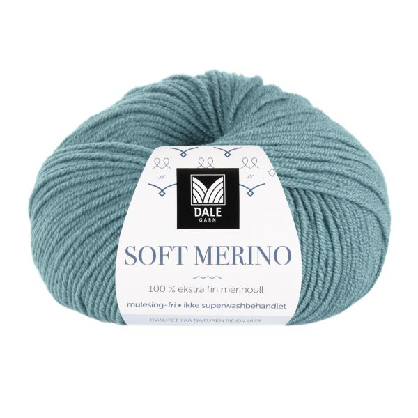 Soft Merino Aquagrønn
