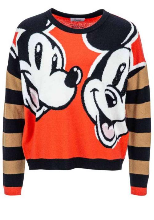 Pullover Mickey Merino Stripe  | Pullover Mickey Stripe fra Princess Goes Hollywood