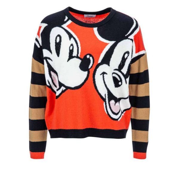 Pullover Mickey Merino Stripe  | Pullover Mickey Stripe fra Princess Goes Hollywood