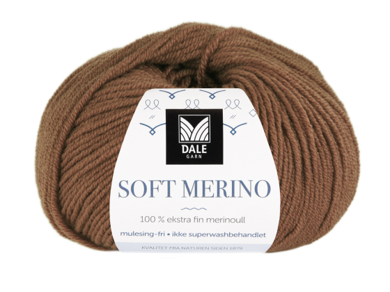 Soft Merino Varmbrun