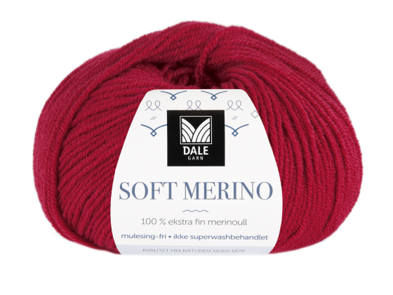 Soft Merino Rød
