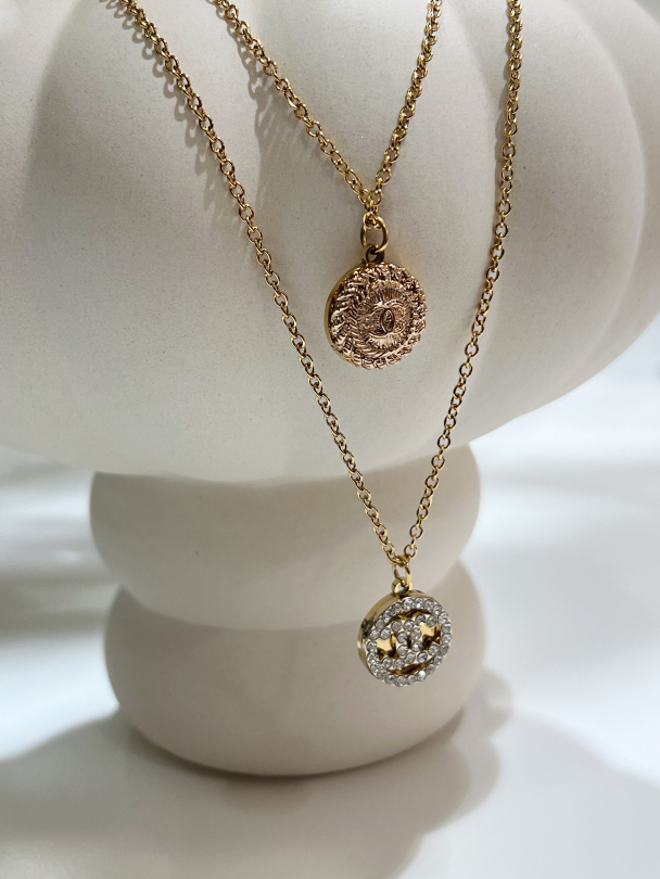 Chanel Medium - Gold/ Crystal  - Image 2