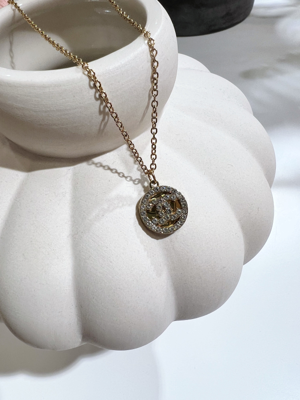 Chanel Medium - Gold/ Crystal  - Image 1